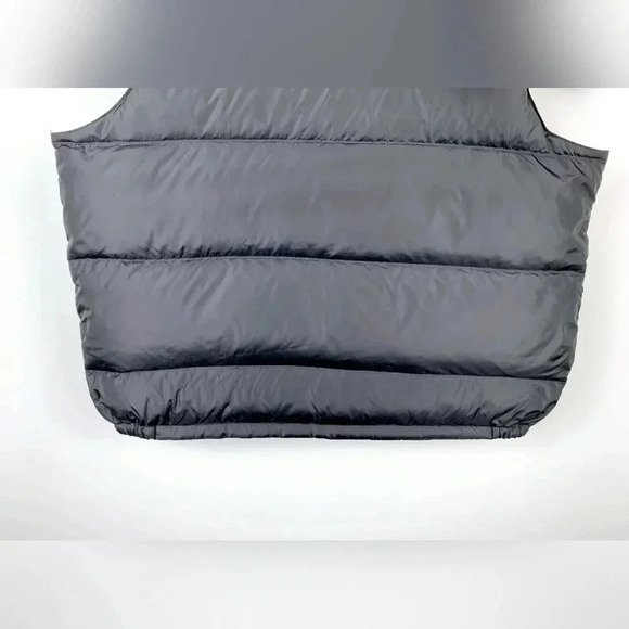 Ralph Lauren Denim & Supply Down Small Vest Leopard Faux Fur Black - Picture 12 of 12